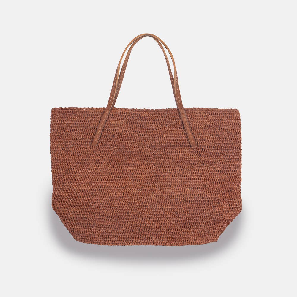 Beby MA-C SS23 - Panier classique en raphia à mailles serrées - Sans-Arcidet