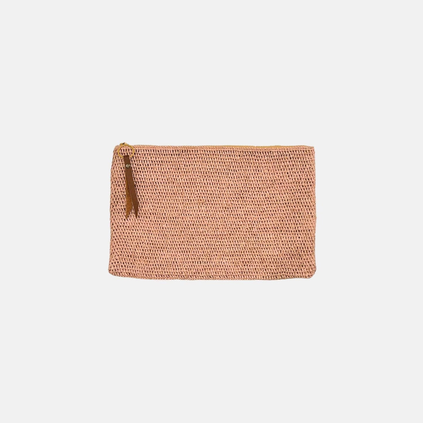 RIVER MA SS24 - Pochette classique en raphia