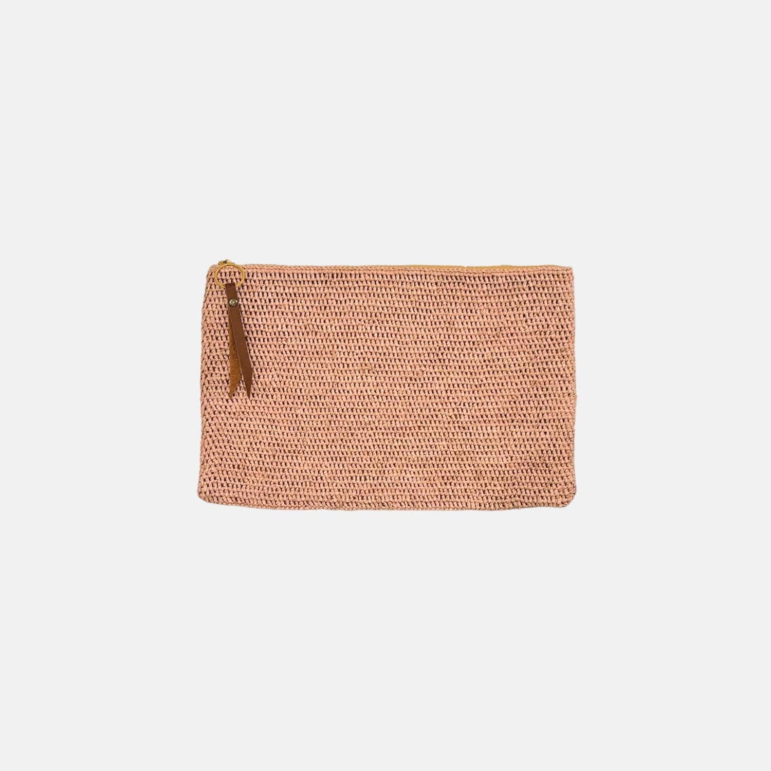 RIVER MA SS24 - Pochette classique en raphia - Sans-Arcidet