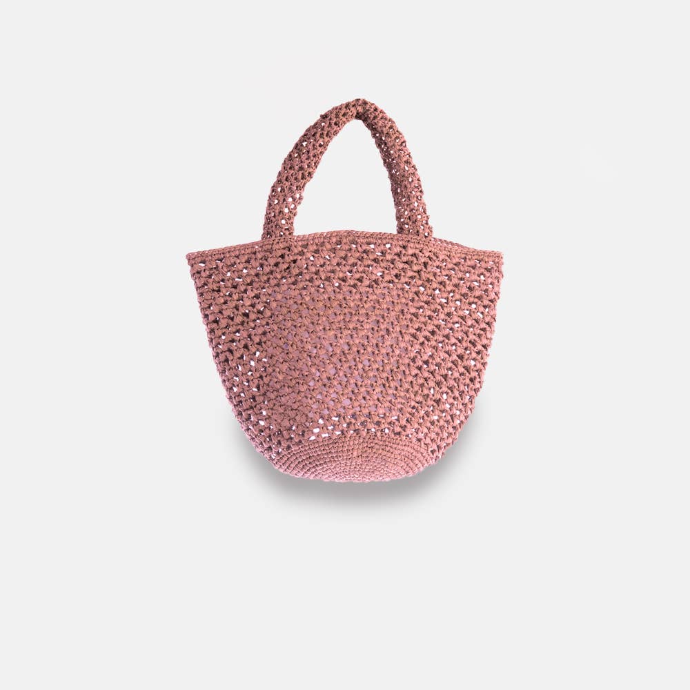 Kapity Lacy SS23 - Panier classique en raphia ajouré - Sans-Arcidet