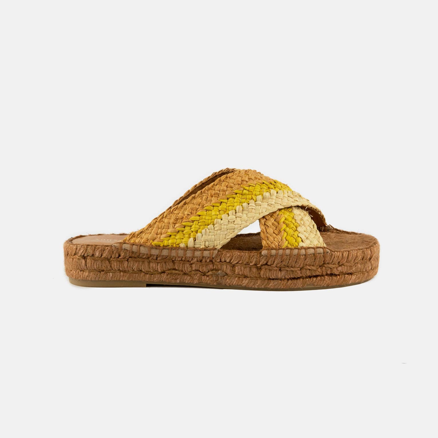 Elton mules- Thé / Mimosa / Naturel - Sans-Arcidet