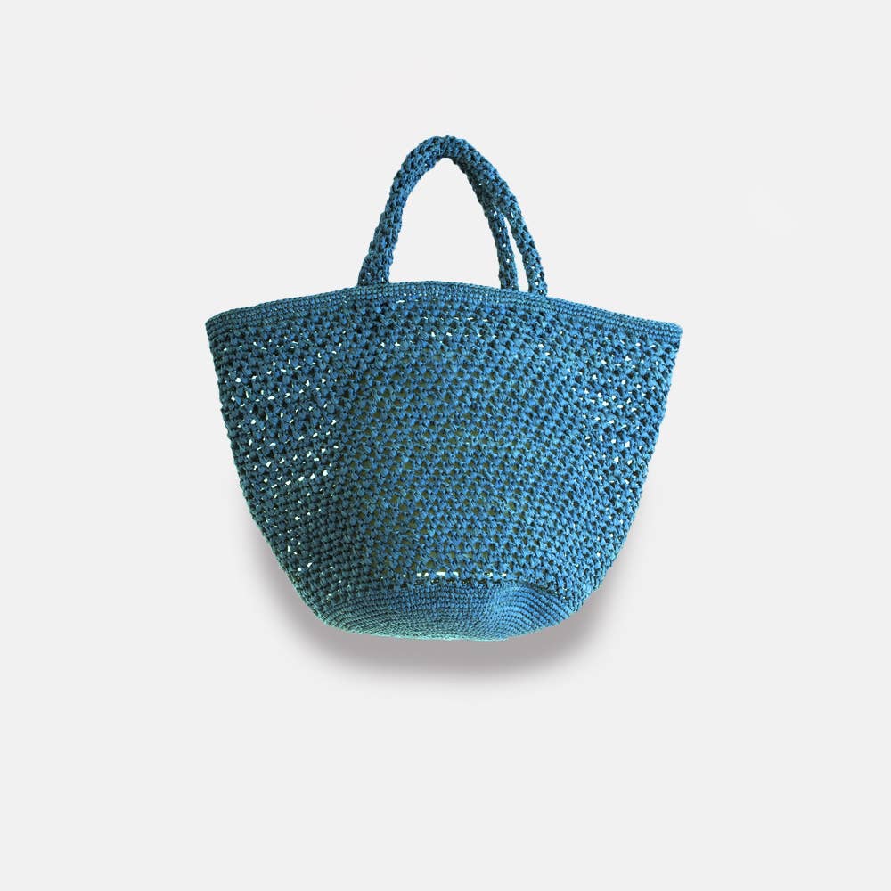 Kapity Lacy SS23 - Panier classique en raphia ajouré - Sans-Arcidet