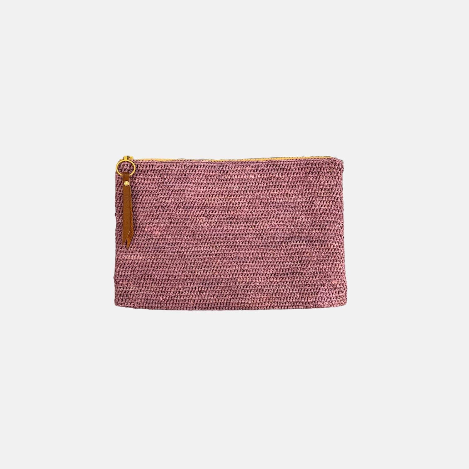 RIVER MA SS24 - Pochette classique en raphia - Sans-Arcidet