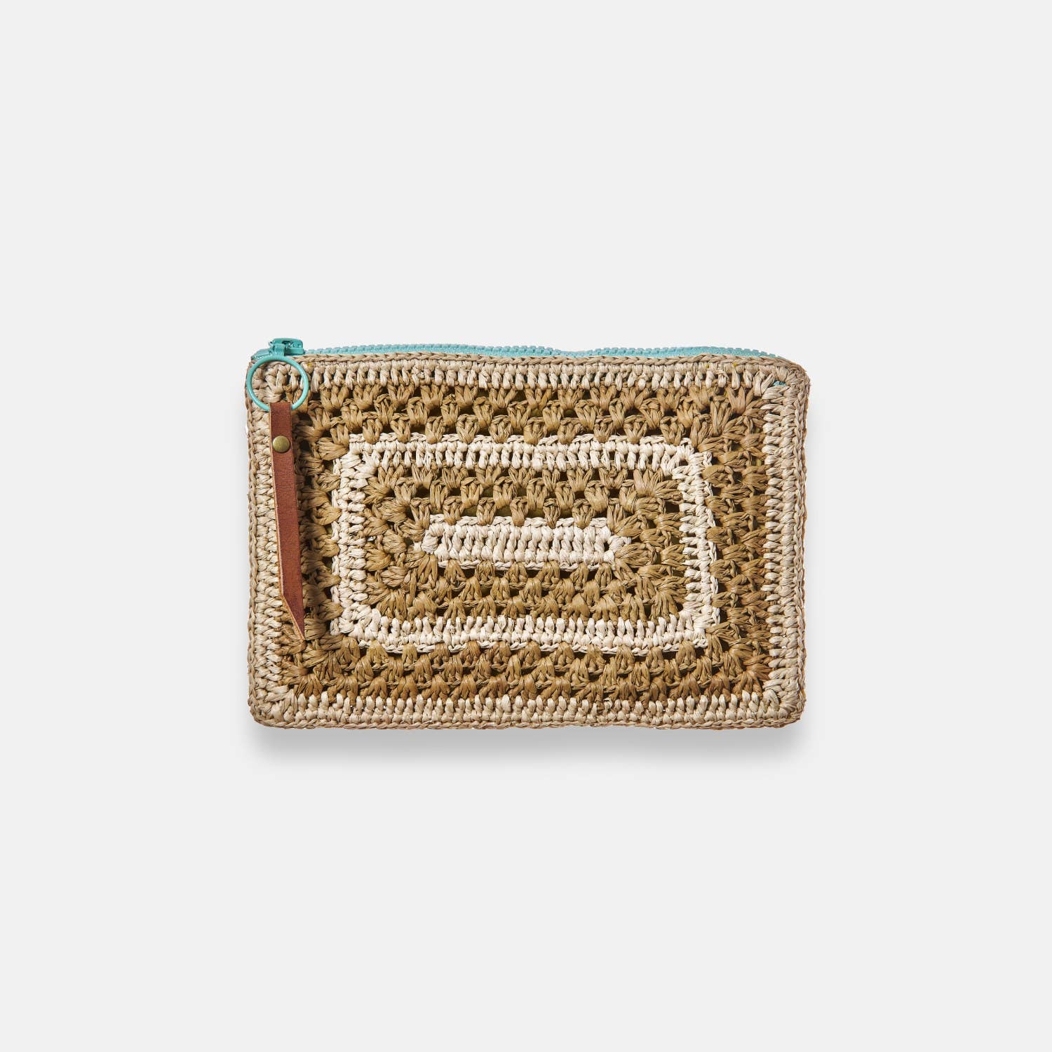 COCO POCKET SS24 - Pochette en raphia bicolore - Sans-Arcidet