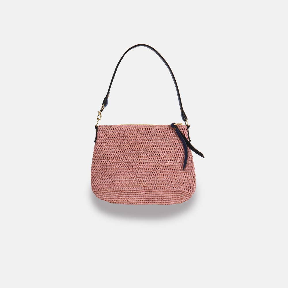 Balagan MA SS23 - Sac à bandoulière en raphia à mailles serrées