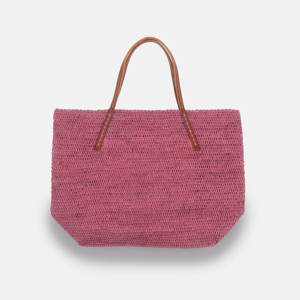 Beby MA-C SS23 - Panier classique en raphia à mailles serrées - Sans-Arcidet