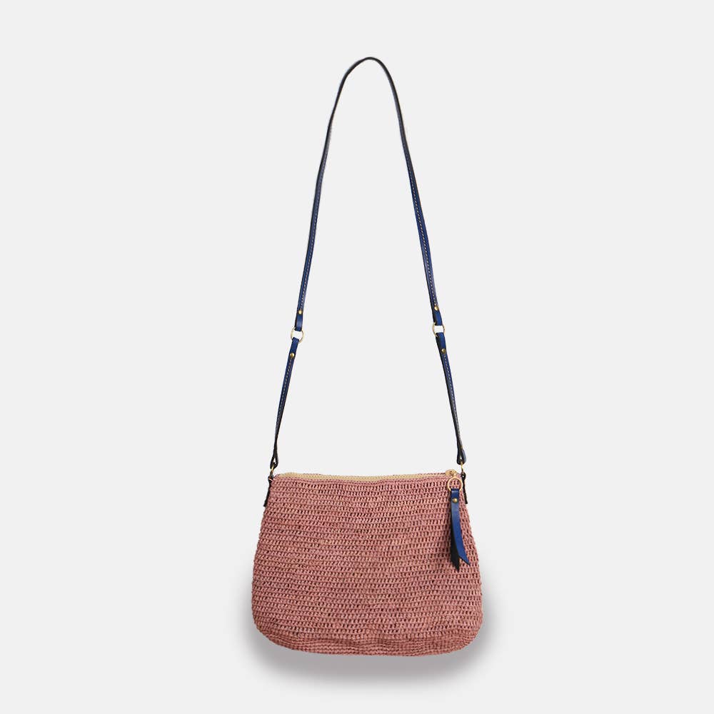 Balagan MA SS23 - Sac à bandoulière en raphia à mailles serrées