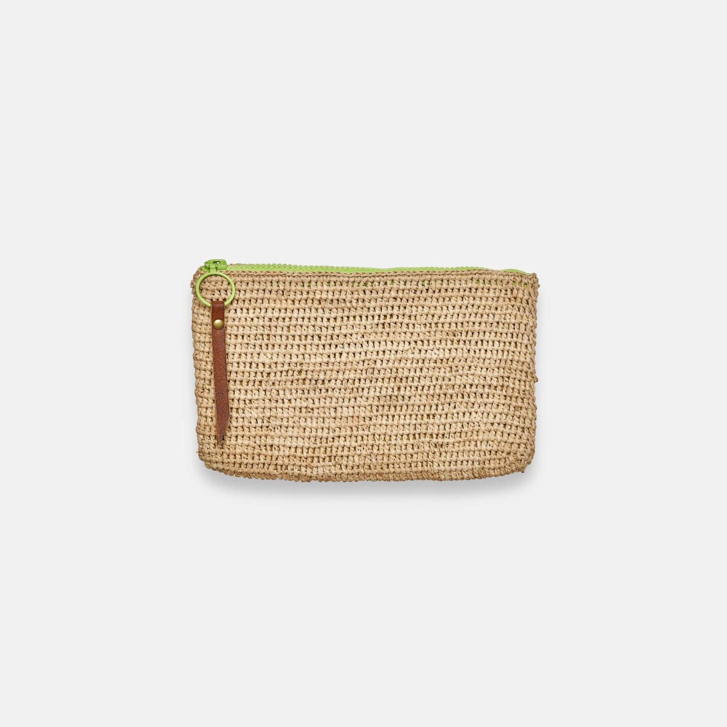 RIVER MA SS24 - Pochette classique en raphia