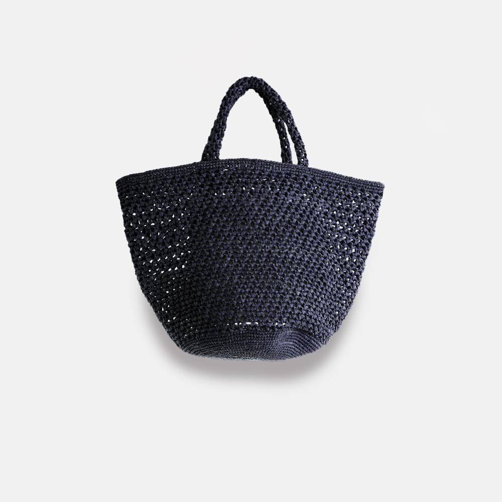 Kapity Lacy SS23 - Panier classique en raphia ajouré - Sans-Arcidet