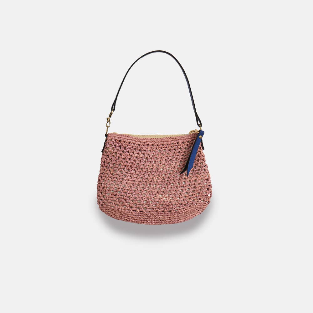Balagan Lacy SS23 - Sac à bandoulière en raphia ajouré - Sans-Arcidet