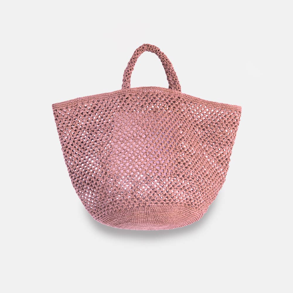 Kapity Lacy SS23 - Panier classique en raphia ajouré - Sans-Arcidet