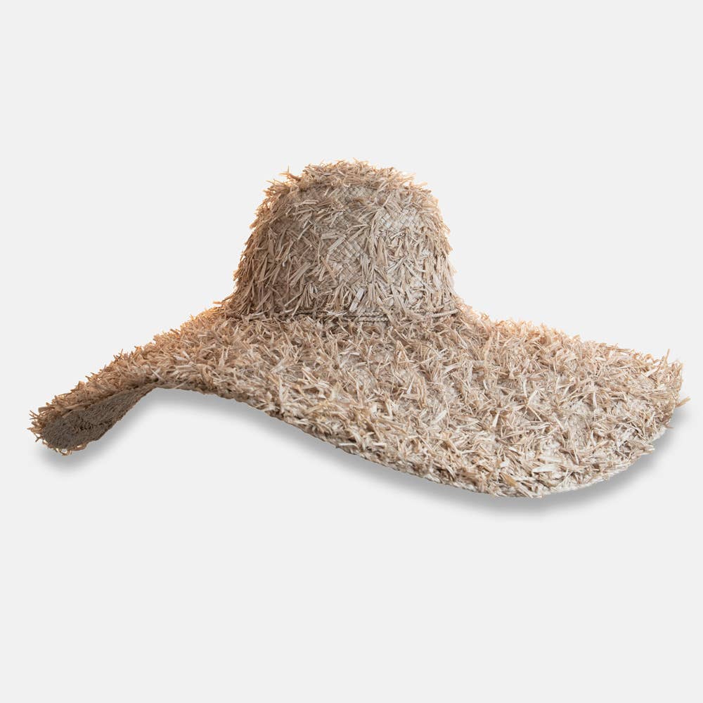 Summertime SS22 - Chapeau à large bord en raphia - Sans-Arcidet