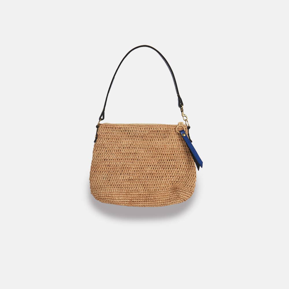 Balagan MA SS23 - Sac à bandoulière en raphia à mailles serrées