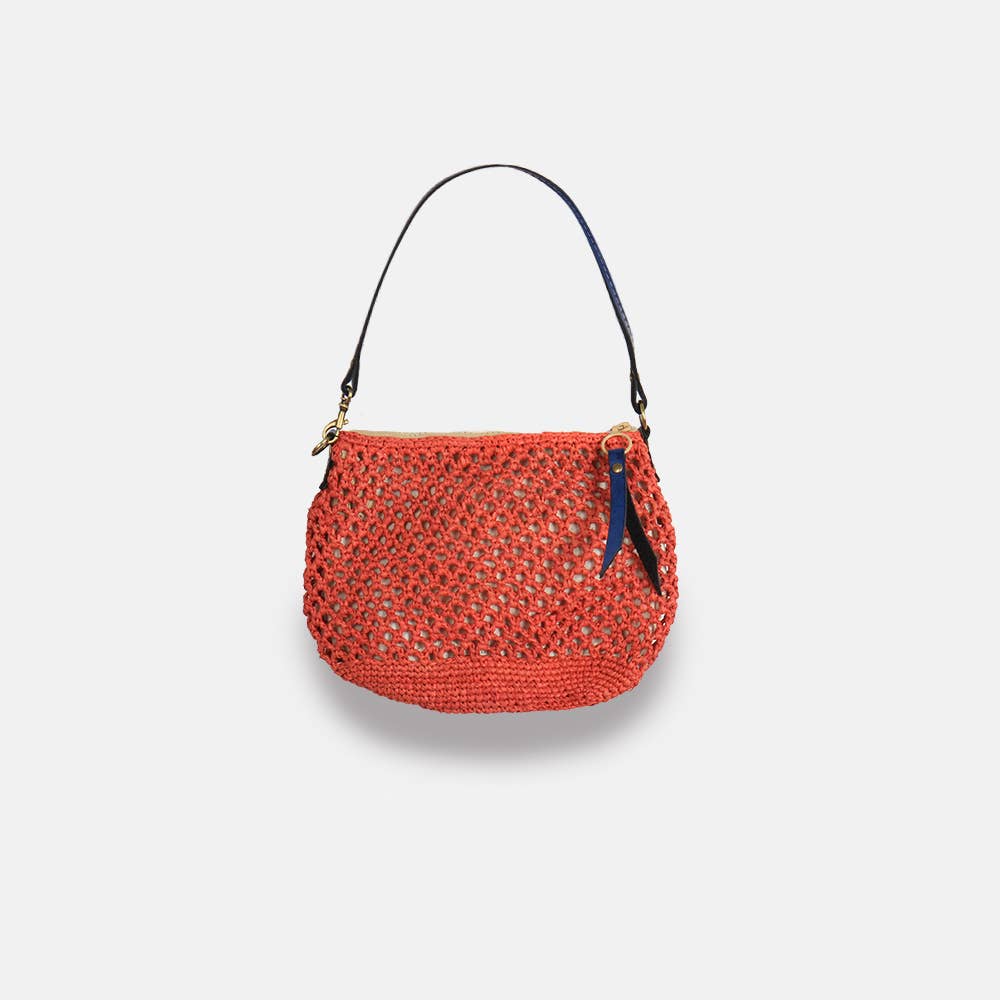 Balagan Lacy SS23 - Sac à bandoulière en raphia ajouré - Sans-Arcidet