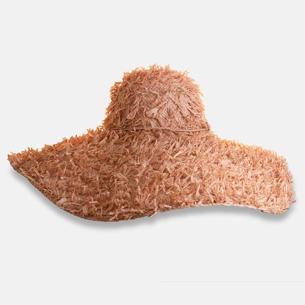 Summertime SS22 - Chapeau à large bord en raphia - Sans-Arcidet