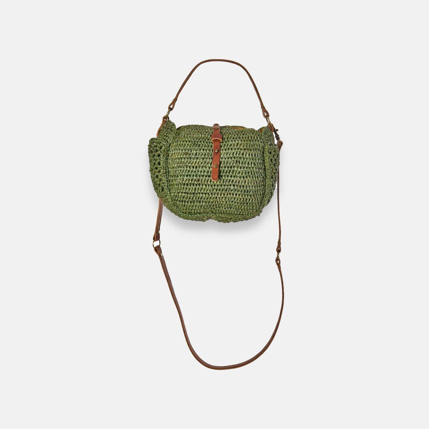 SAM MINI SS24 - Mini sac à bandoulière en raphia