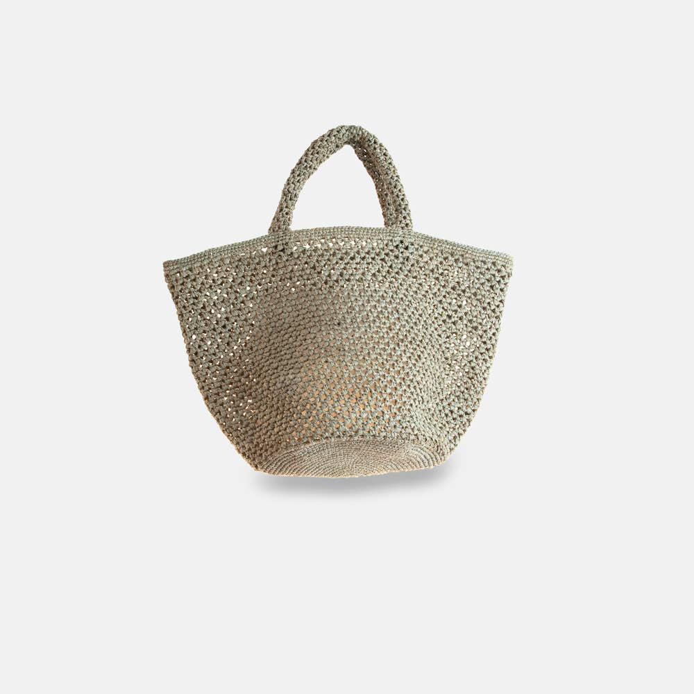 Kapity Lacy SS22 - Panier en raphia ajouré - Sans-Arcidet