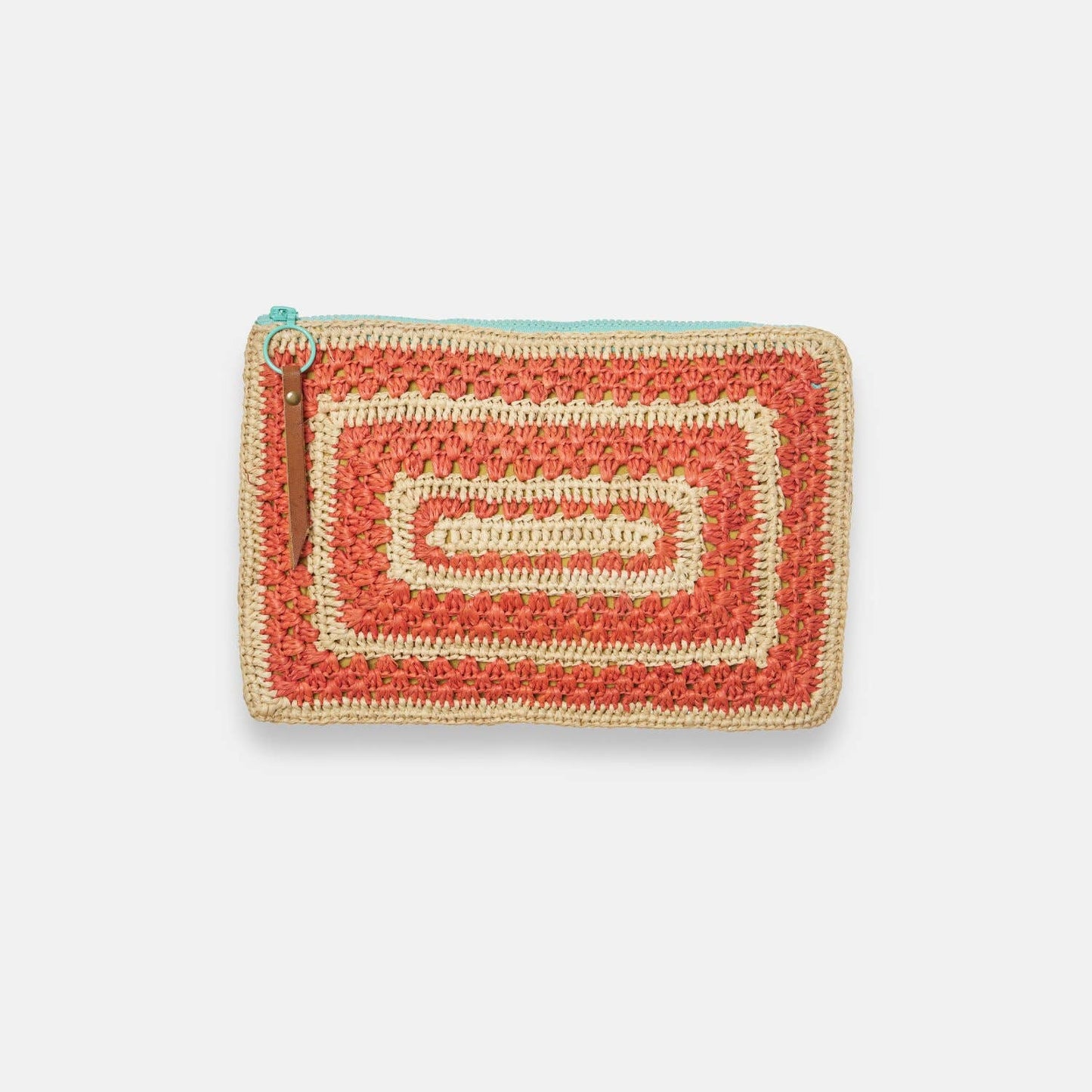 COCO POCKET SS24 - Pochette en raphia bicolore