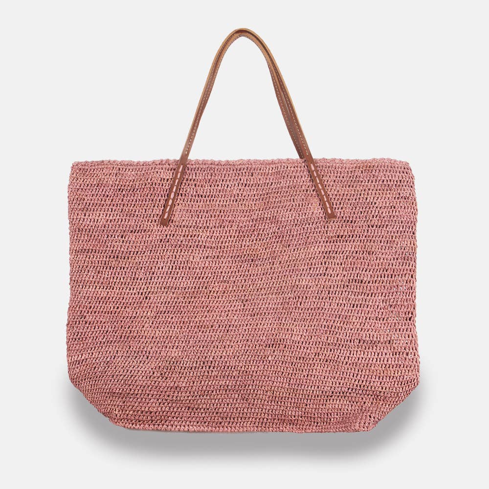 Beby MA-C SS23 - Panier classique en raphia à mailles serrées - Sans-Arcidet