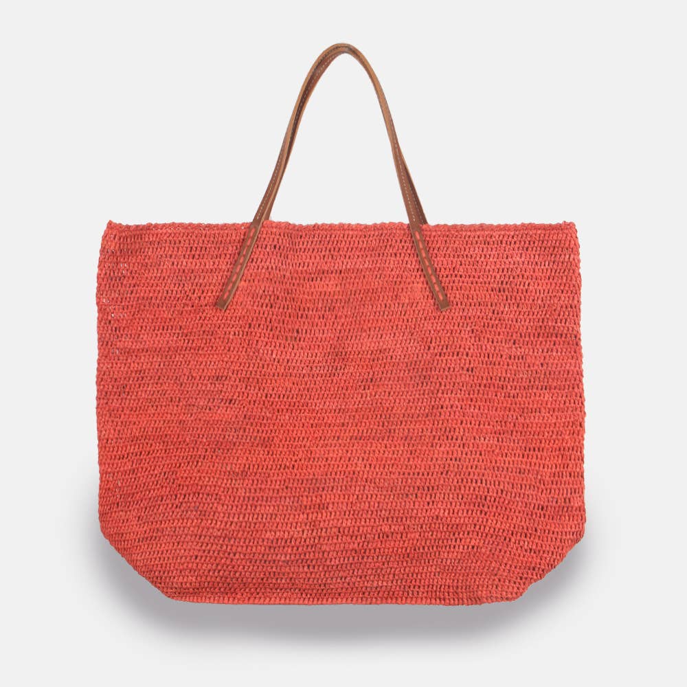 Beby MA-C SS23 - Panier classique en raphia à mailles serrées - Sans-Arcidet