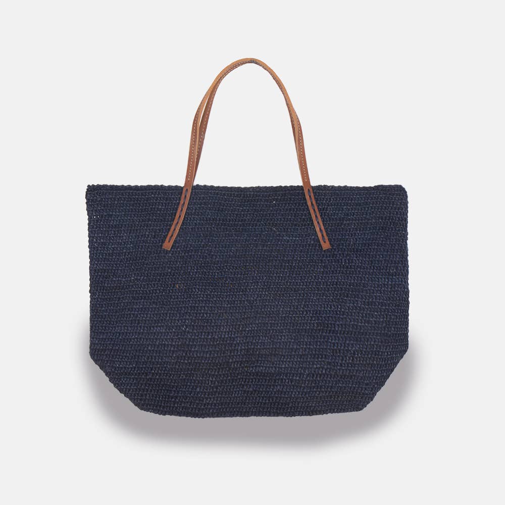Beby MA-C SS23 - Panier classique en raphia à mailles serrées - Sans-Arcidet