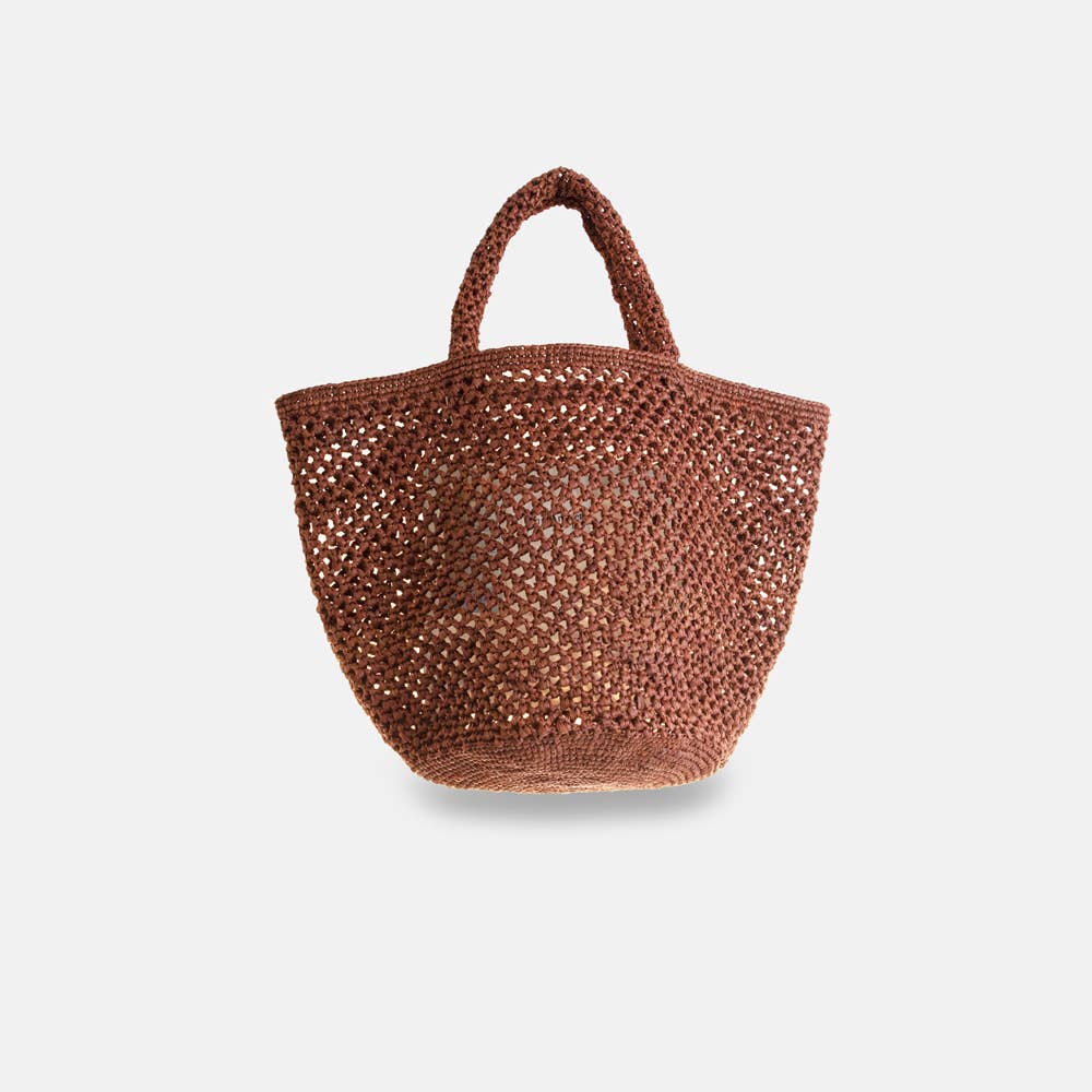 Kapity Lacy SS22 - Panier en raphia ajouré - Sans-Arcidet