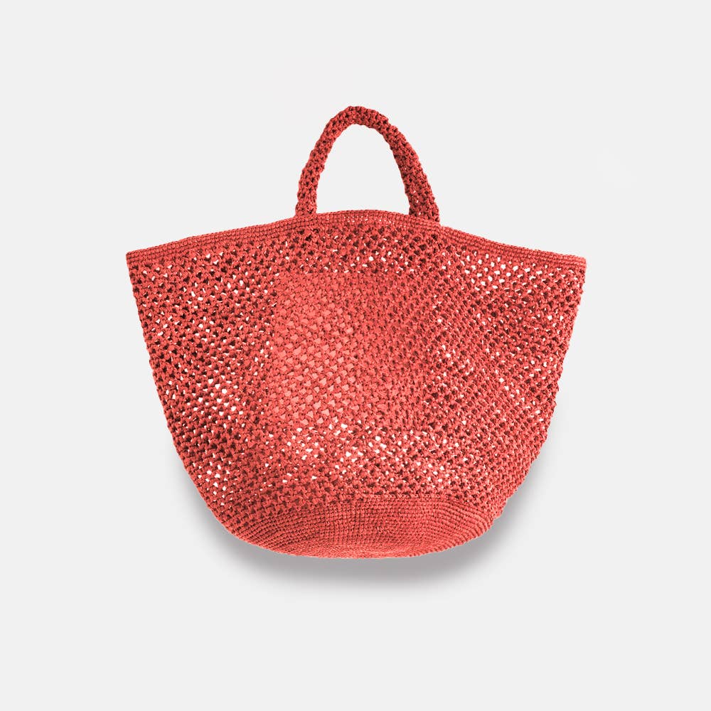 Kapity Lacy SS23 - Panier classique en raphia ajouré - Sans-Arcidet