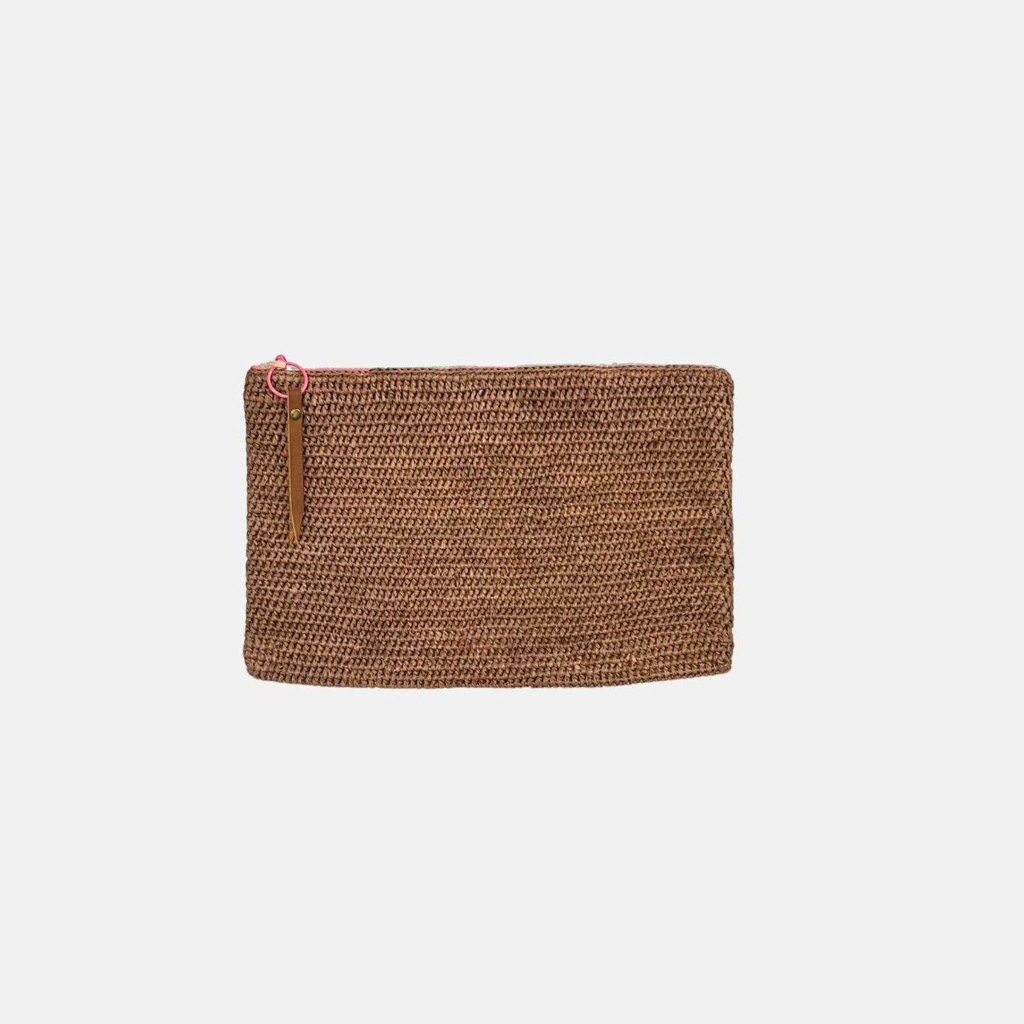 RIVER MA SS24 - Pochette classique en raphia