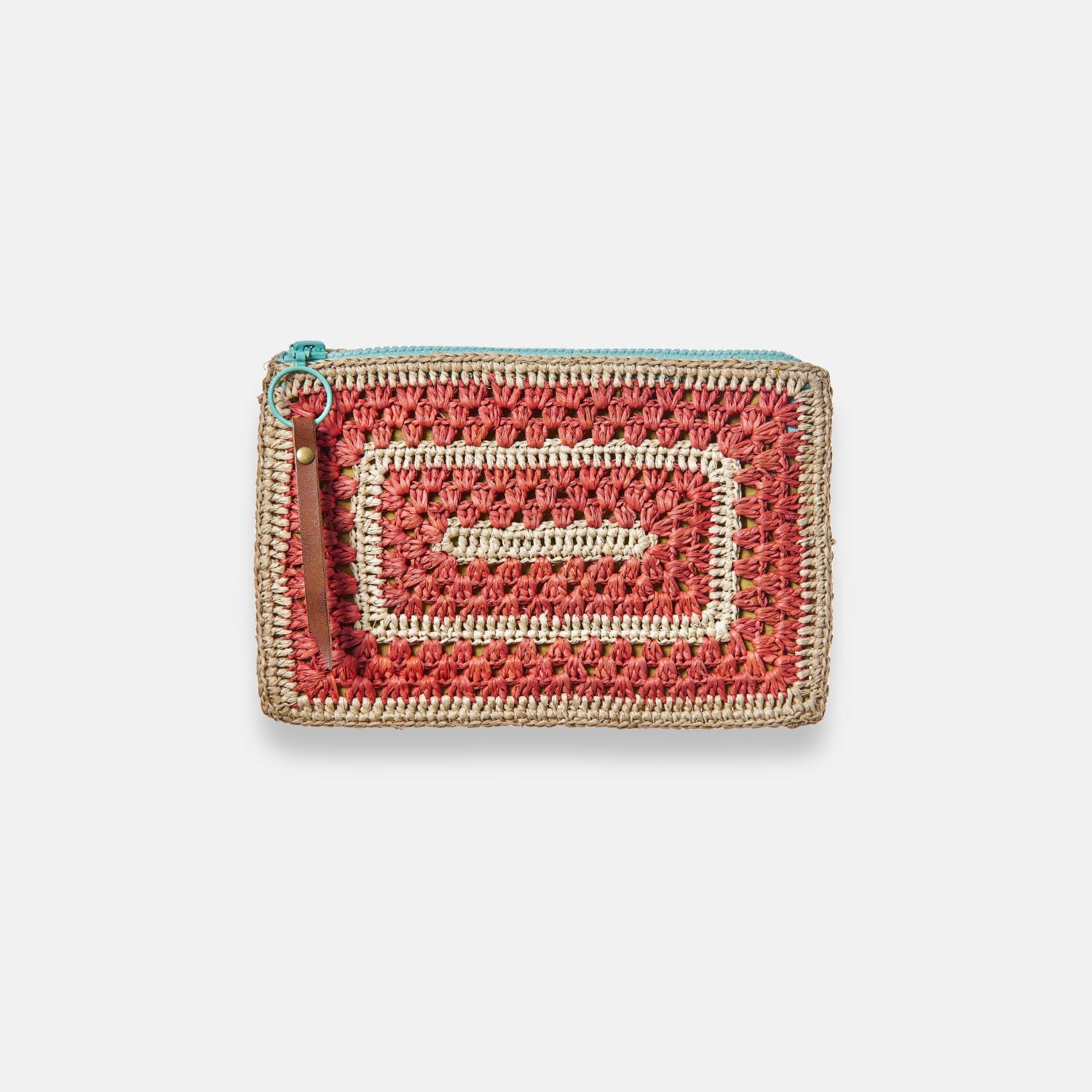 COCO POCKET SS24 - Pochette en raphia bicolore - Sans-Arcidet