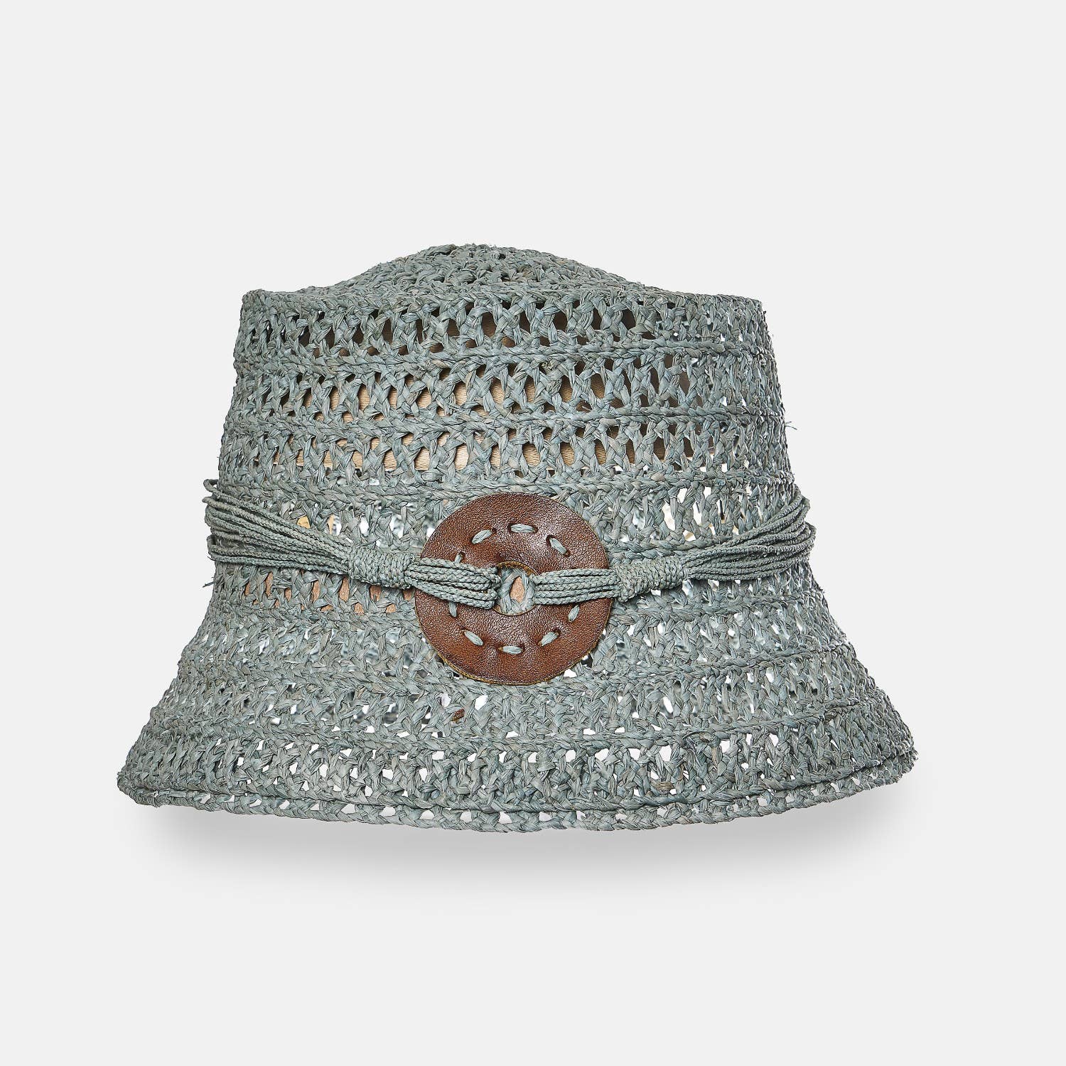 ARLETTE BOB SS24 - Chapeau en raphia Bucket - Sans-Arcidet