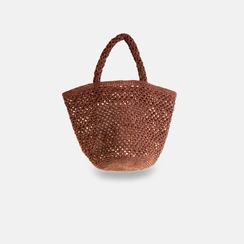 Kapity Lacy SS22 - Panier en raphia ajouré - Sans-Arcidet