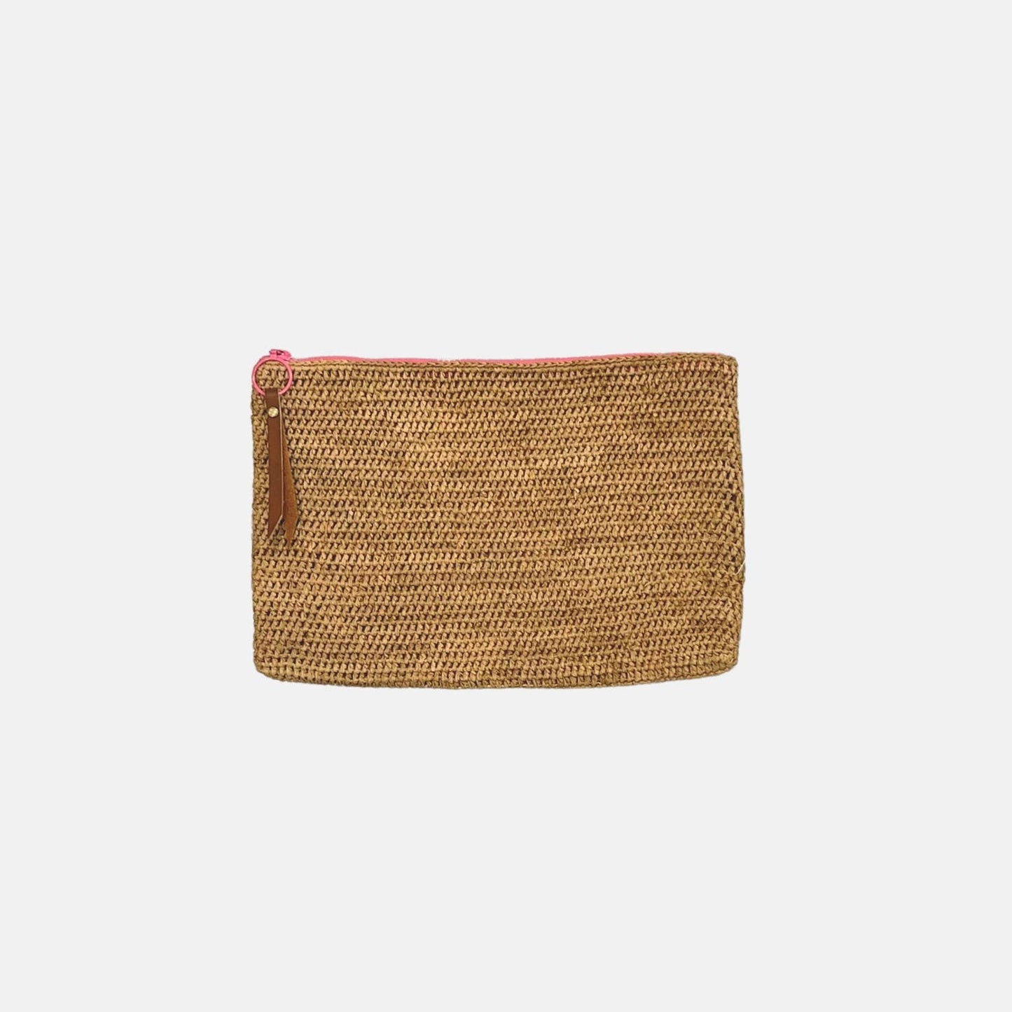 RIVER MA SS24 - Pochette classique en raphia