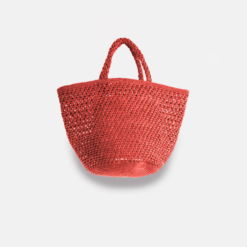 Kapity Lacy SS23 - Panier classique en raphia ajouré - Sans-Arcidet
