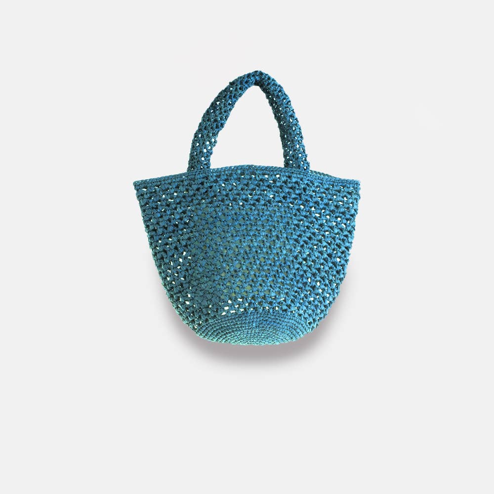 Kapity Lacy SS23 - Panier classique en raphia ajouré - Sans-Arcidet