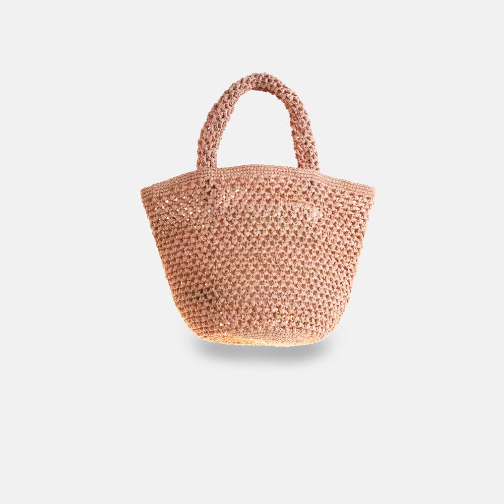 Kapity Lacy SS22 - Panier en raphia ajouré - Sans-Arcidet