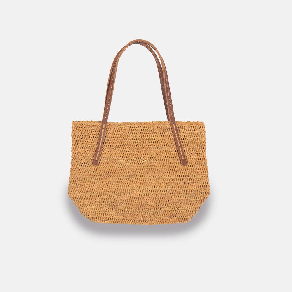 Beby MA-C SS23 - Panier classique en raphia à mailles serrées - Sans-Arcidet