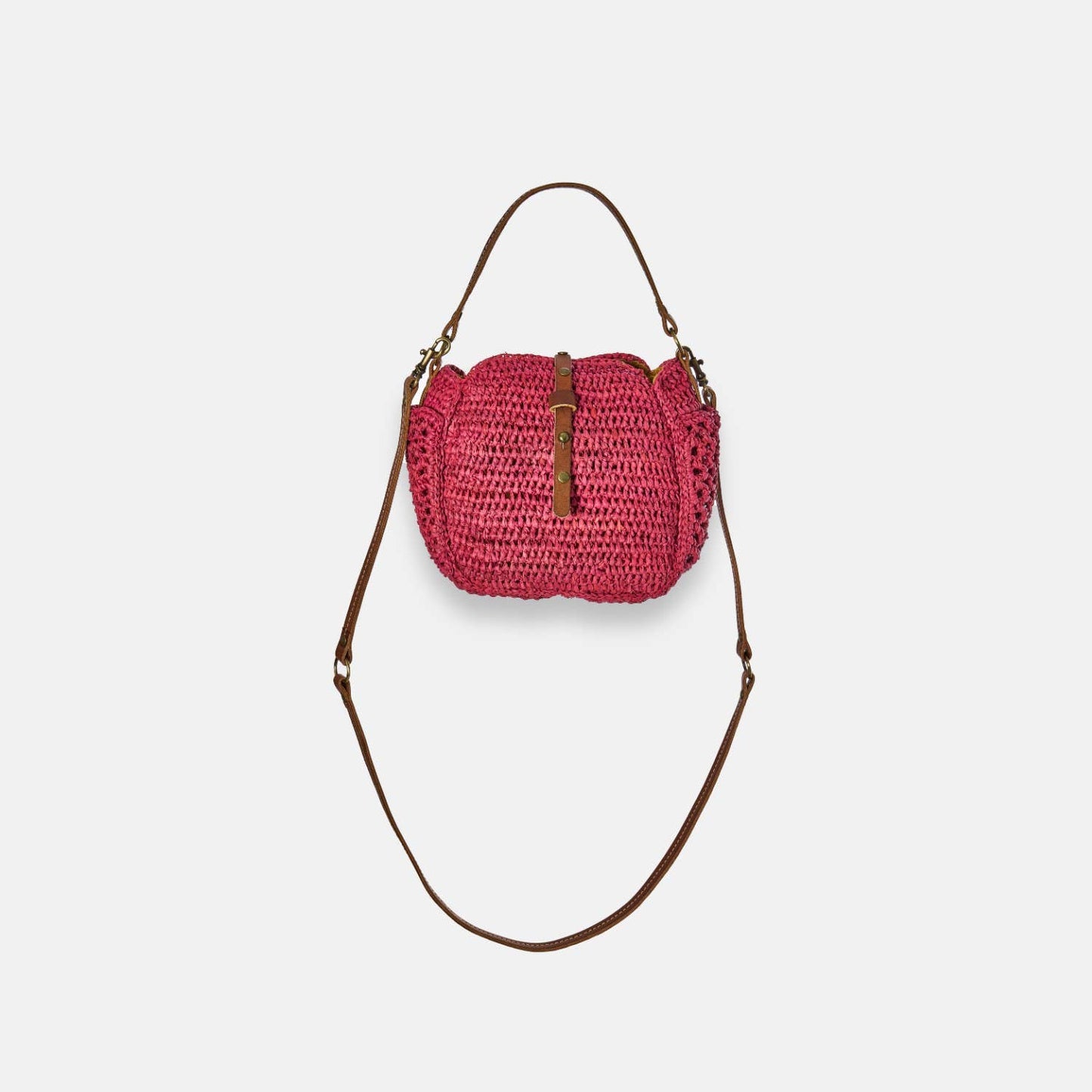 SAM MINI SS24 - Mini sac à bandoulière en raphia