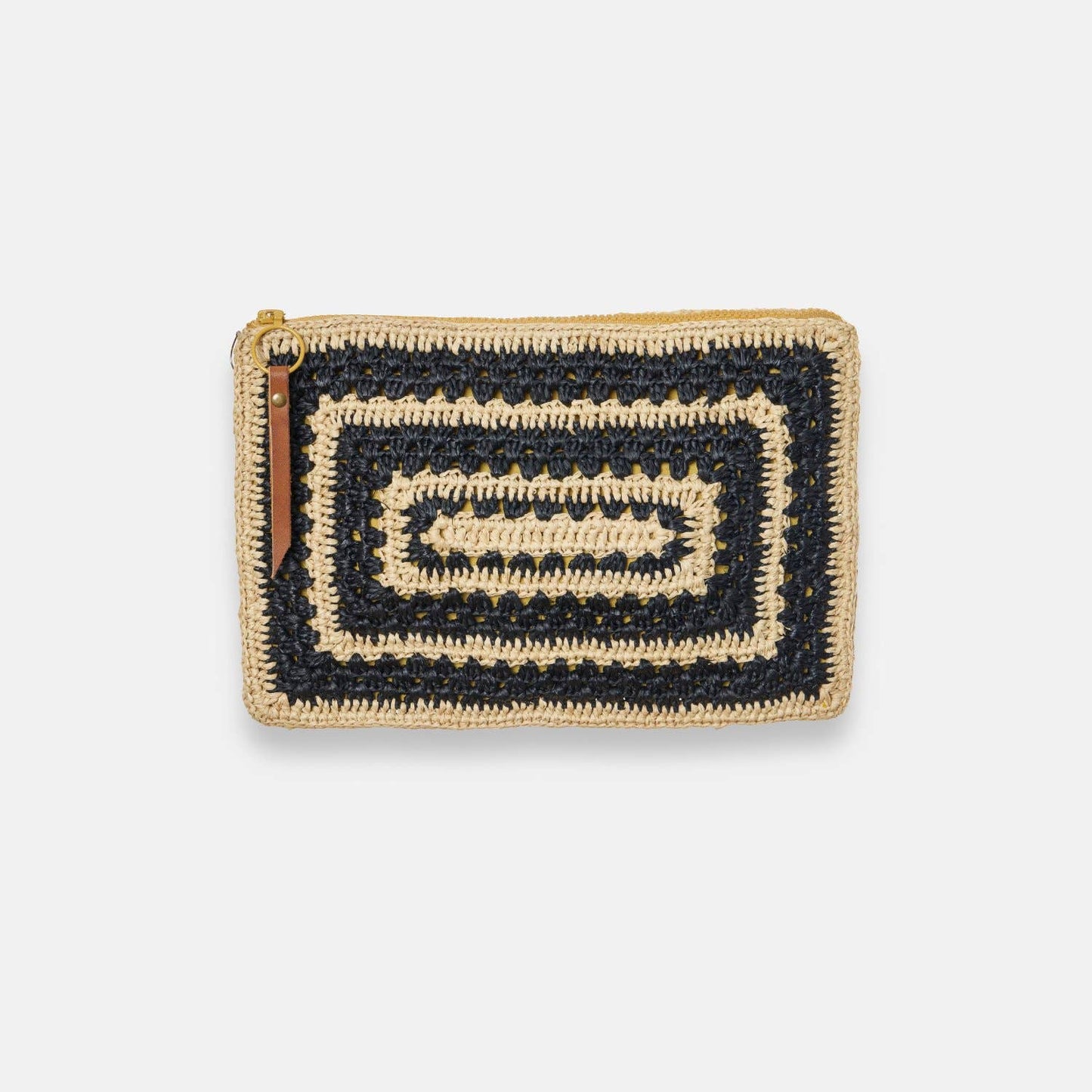 COCO POCKET SS24 - Pochette en raphia bicolore