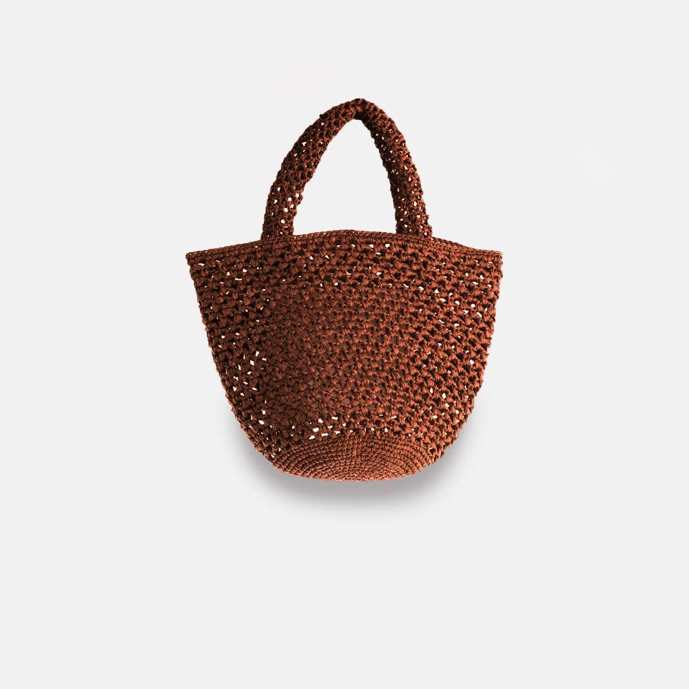 Kapity Lacy SS23 - Panier classique en raphia ajouré - Sans-Arcidet