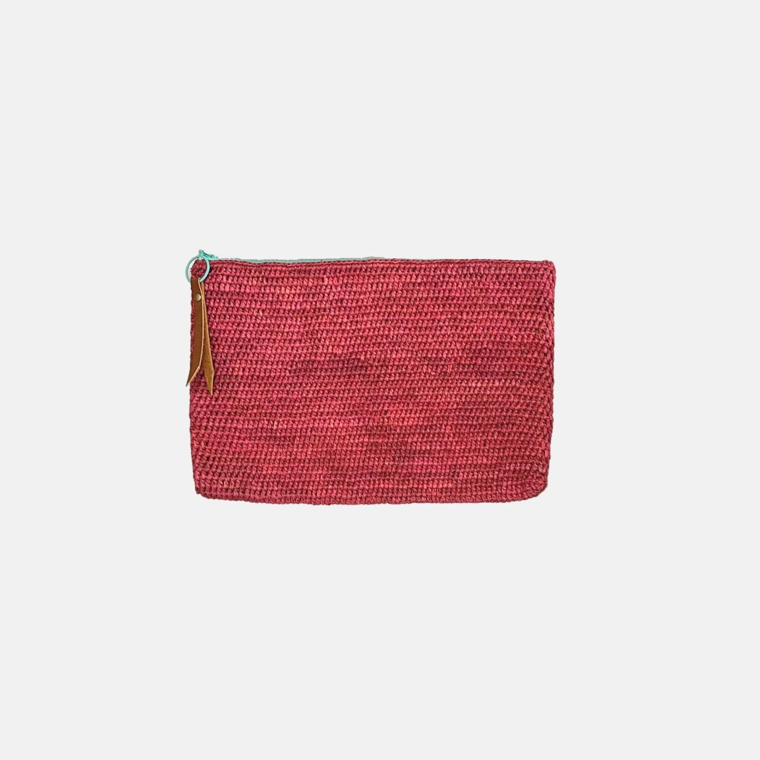 RIVER MA SS24 - Pochette classique en raphia - Sans-Arcidet