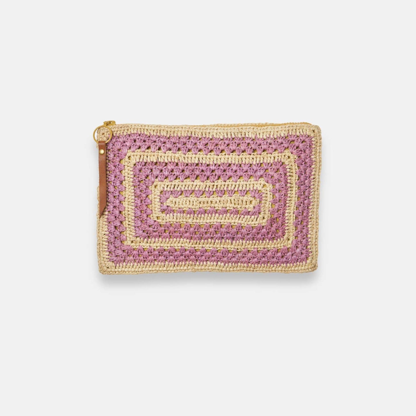 COCO POCKET SS24 - Pochette en raphia bicolore