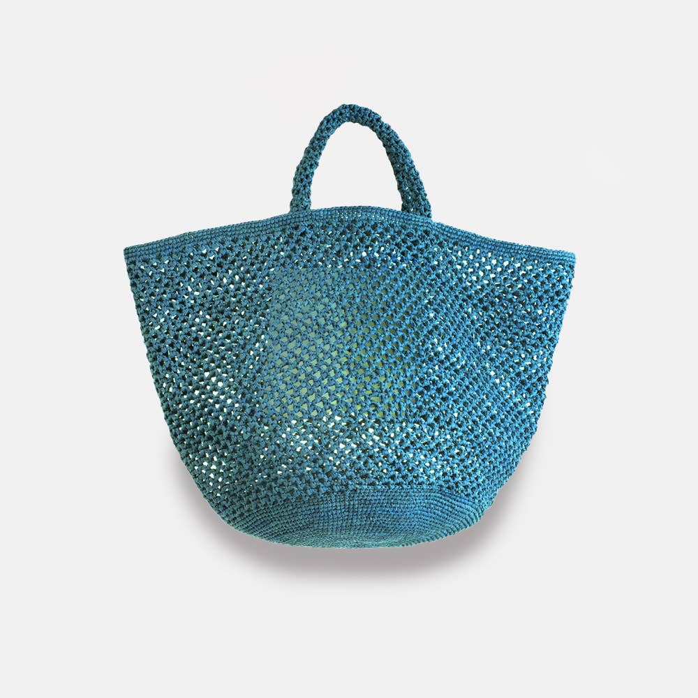 Kapity Lacy SS23 - Panier classique en raphia ajouré - Sans-Arcidet
