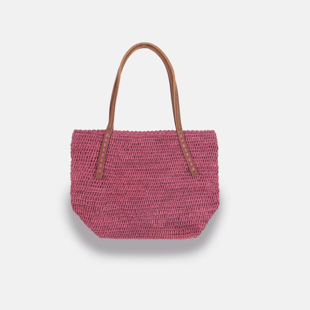 Beby MA-C SS23 - Panier classique en raphia à mailles serrées - Sans-Arcidet