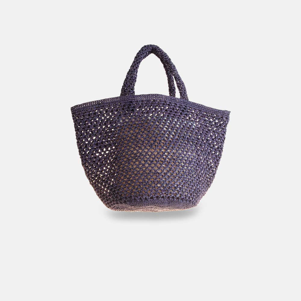 Kapity Lacy SS22 - Panier en raphia ajouré - Sans-Arcidet