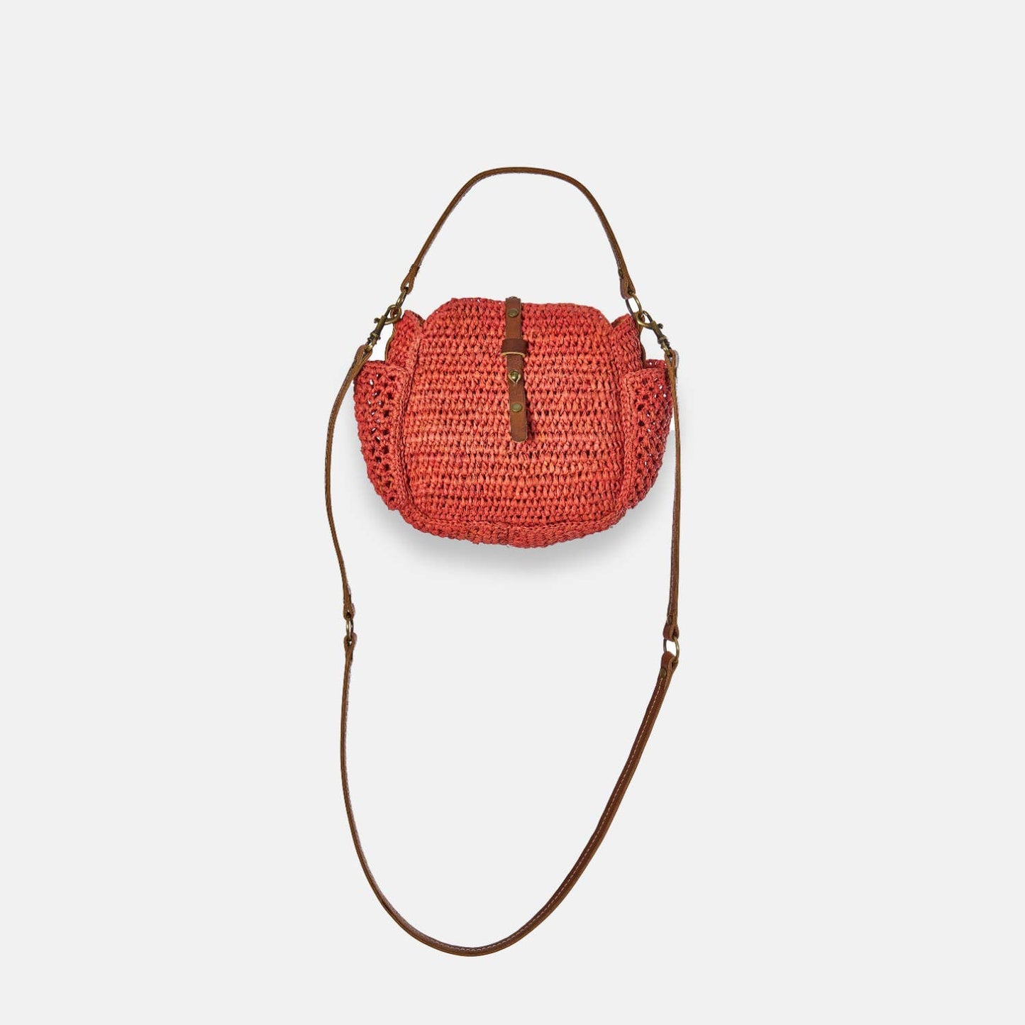 SAM MINI SS24 - Mini sac à bandoulière en raphia