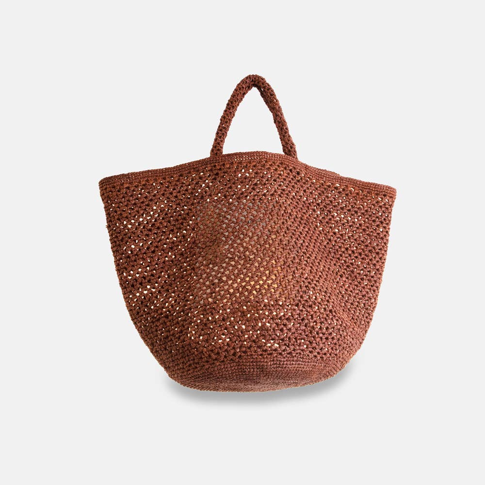 Kapity Lacy SS22 - Panier en raphia ajouré - Sans-Arcidet