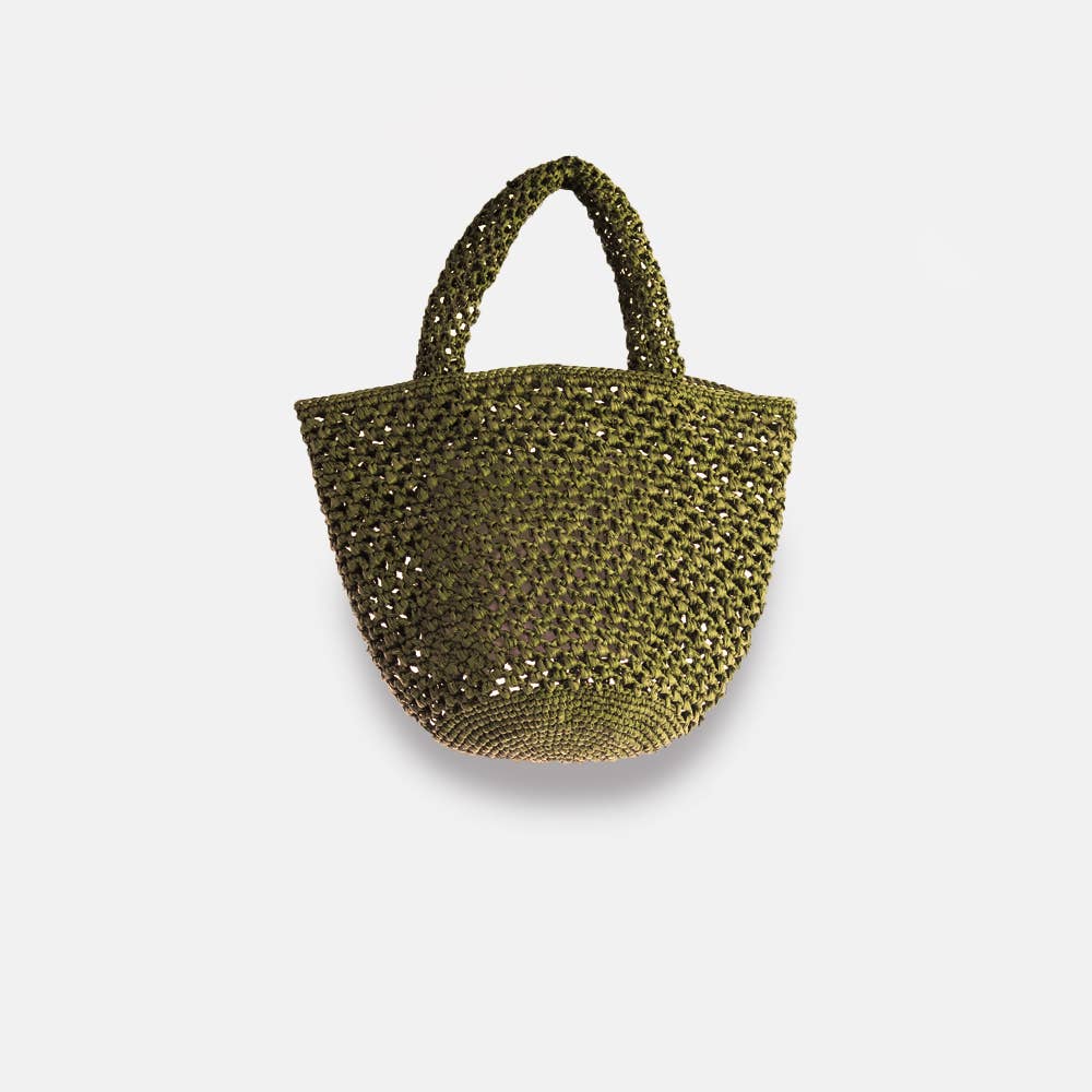 Kapity Lacy SS23 - Panier classique en raphia ajouré - Sans-Arcidet