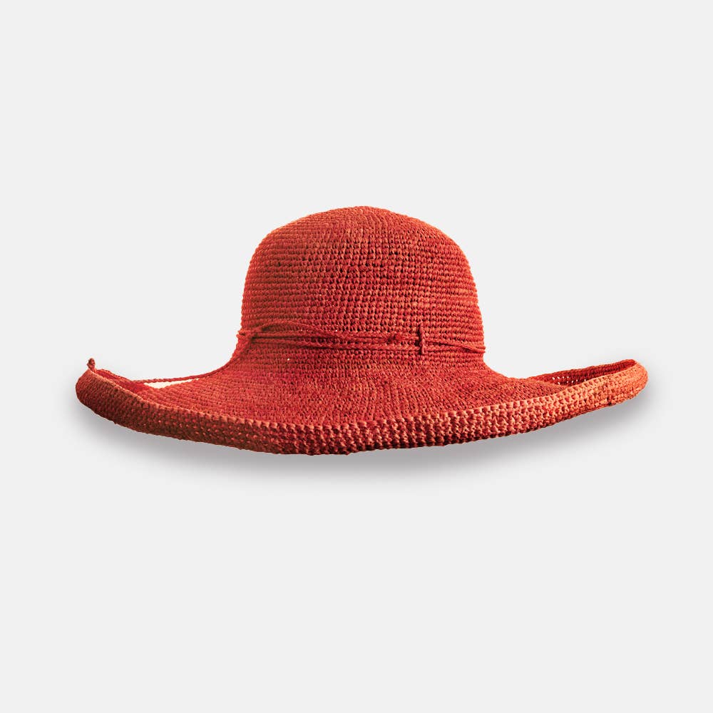 Magnolia SS23 - Chapeau à large bord en raphia - Sans-Arcidet