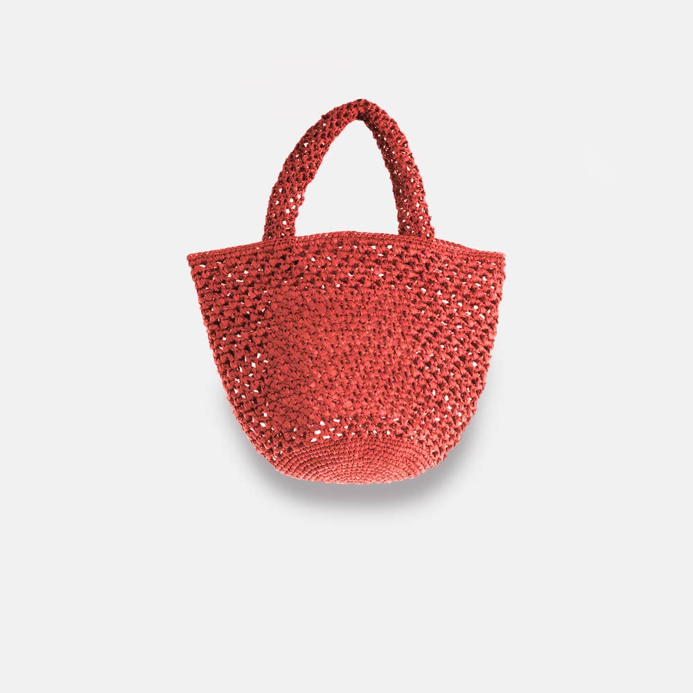 Kapity Lacy SS23 - Panier classique en raphia ajouré - Sans-Arcidet
