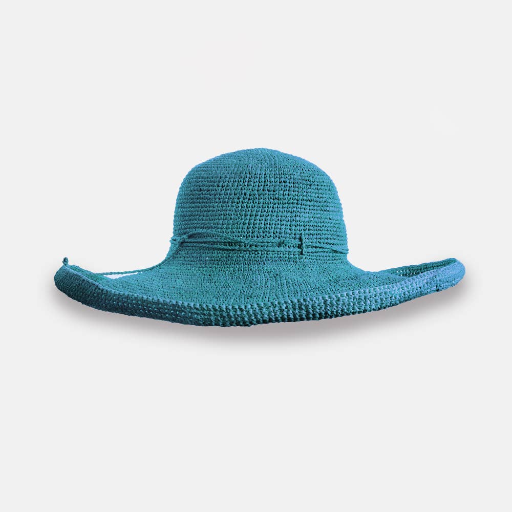 Magnolia SS23 - Chapeau à large bord en raphia - Sans-Arcidet